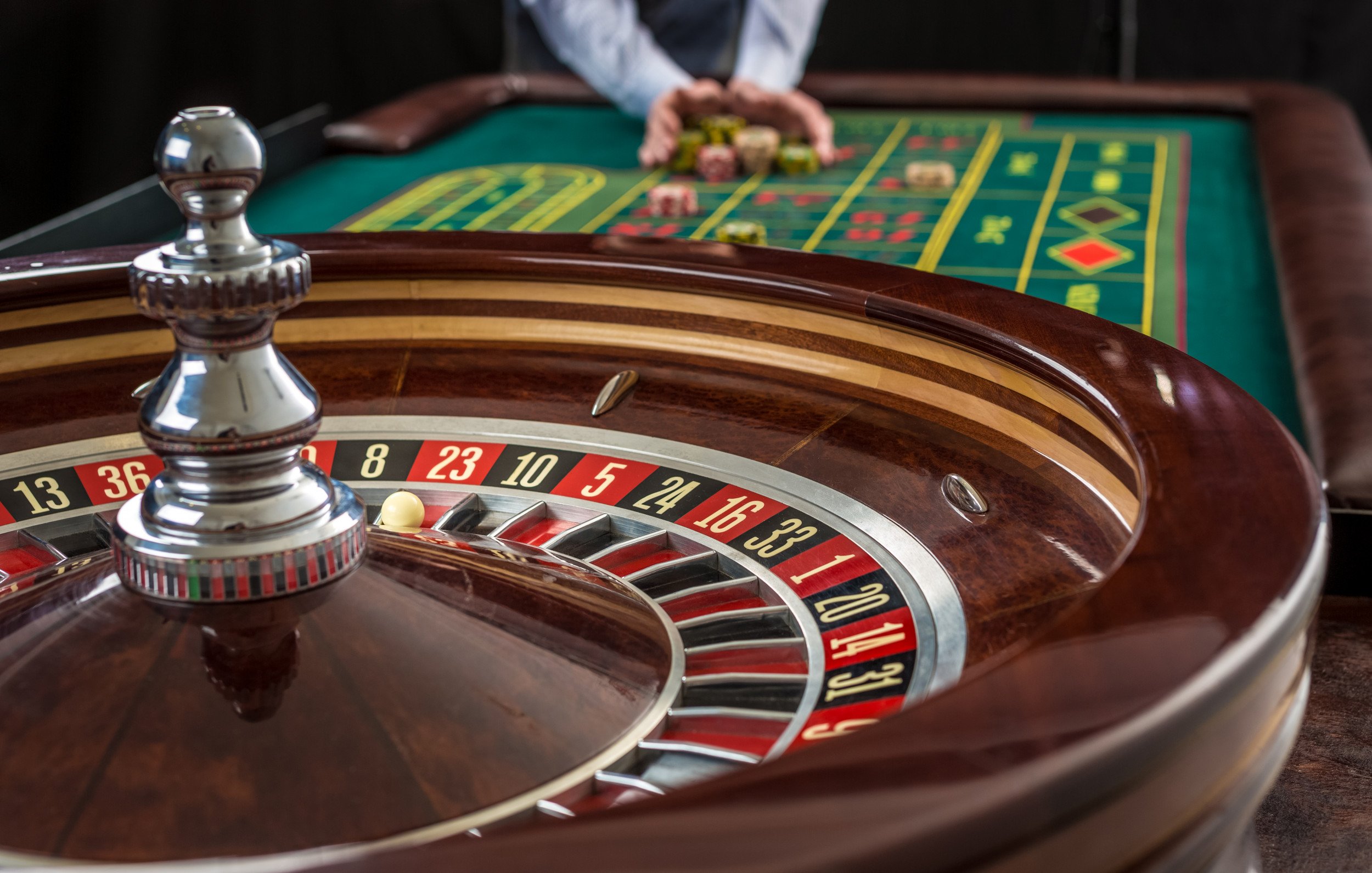 Casino-style entertainment panels with privacy notes for adults